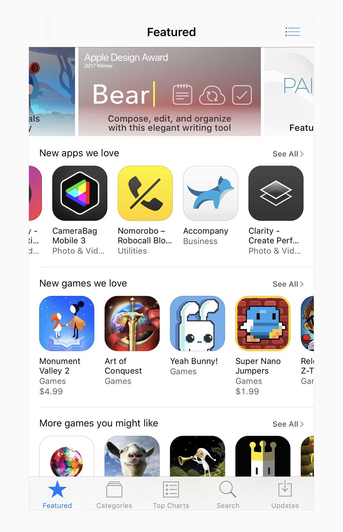 Information Density And The New App Store Design