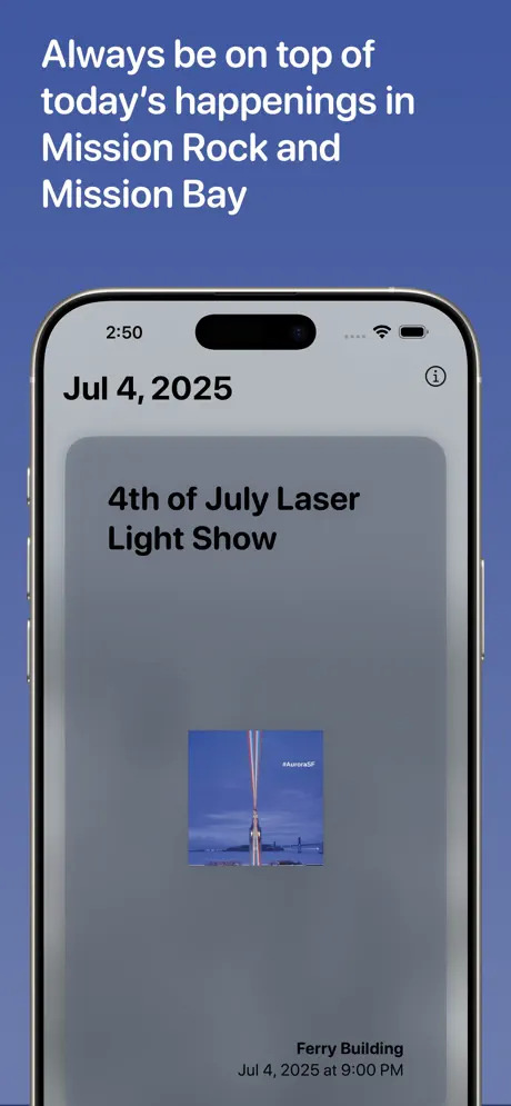 qui Local Events app screenshot 1