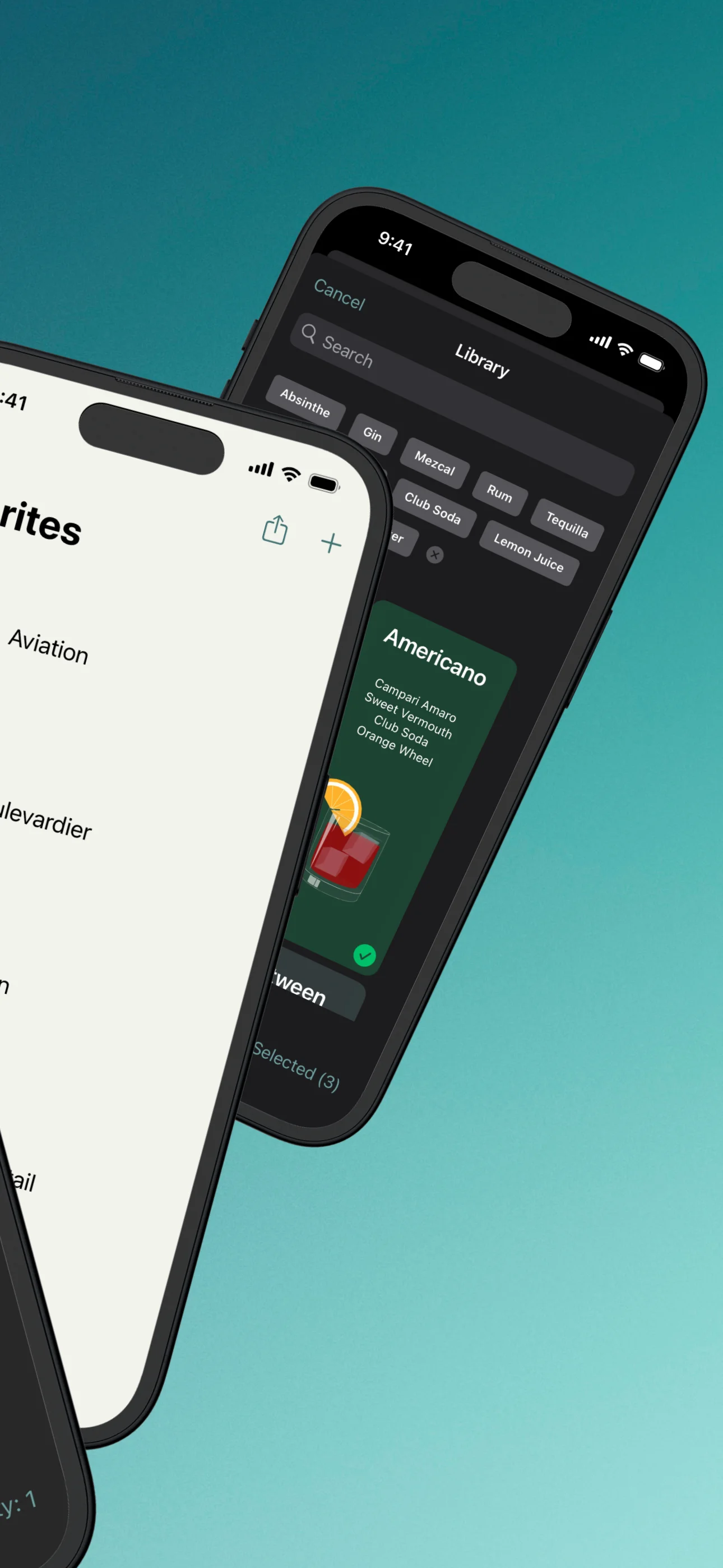 The Last Word cocktail journal screenshot 2