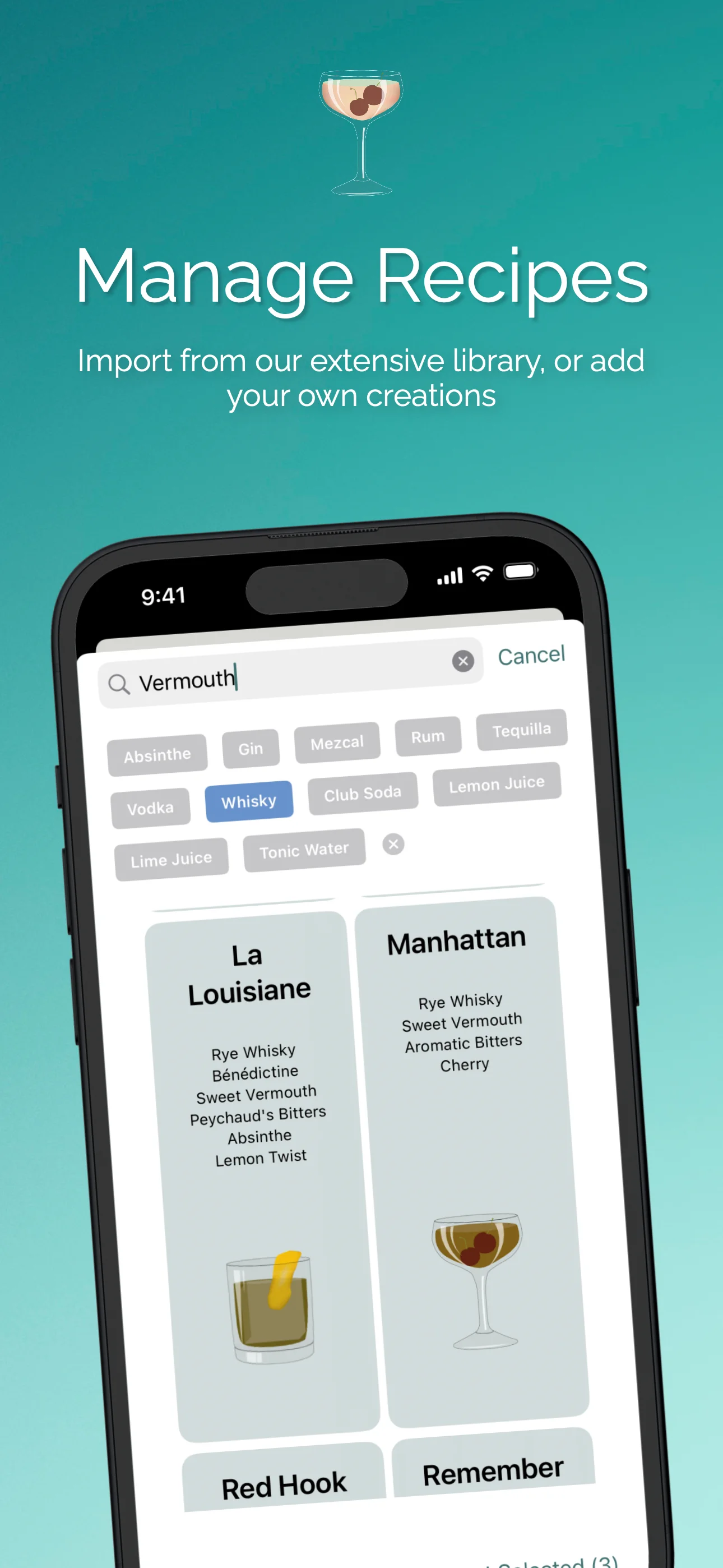 The Last Word cocktail journal screenshot 3