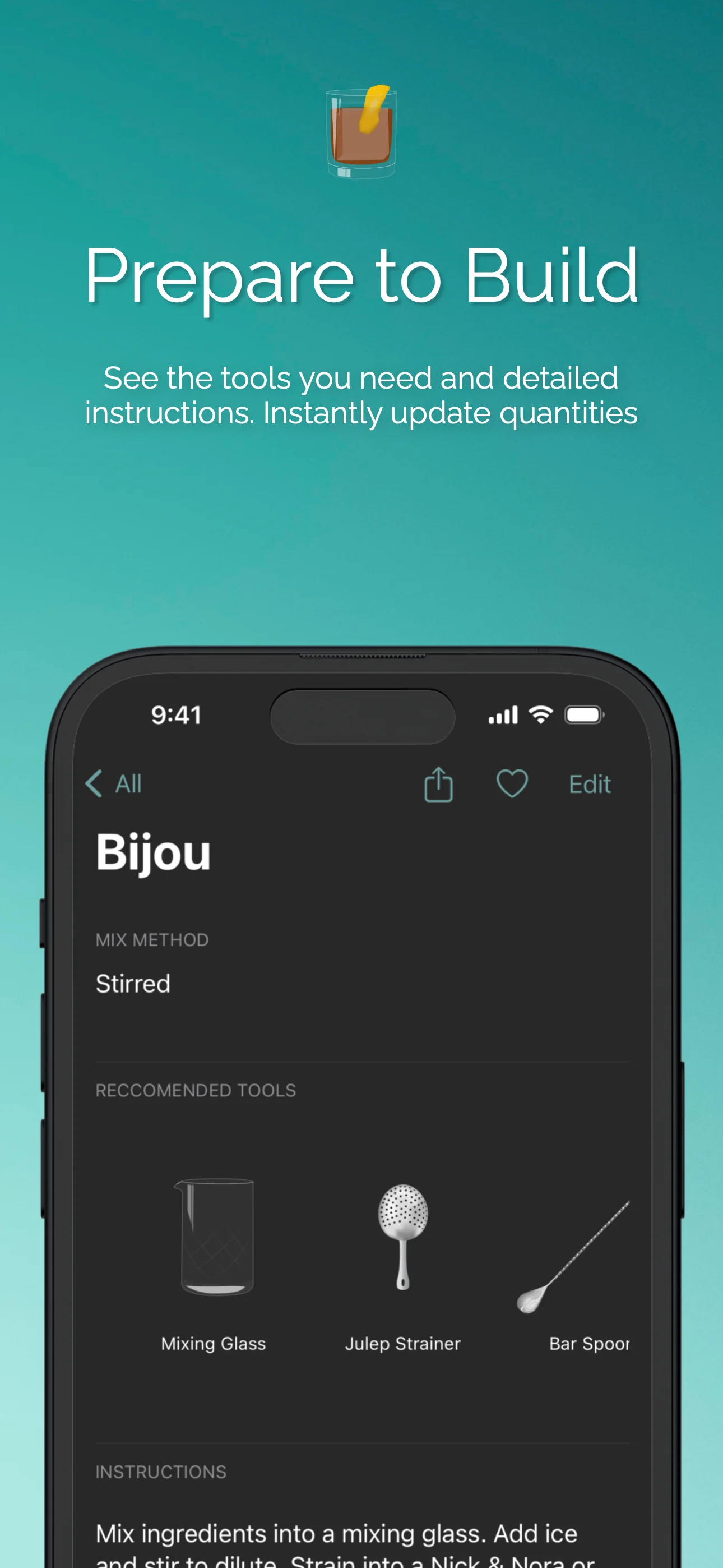 The Last Word cocktail journal screenshot 4